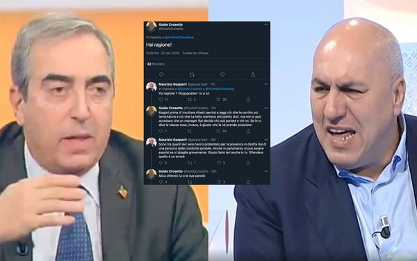 Lo scazzo tra Gasparri e Crosetto su Morra e la Rai