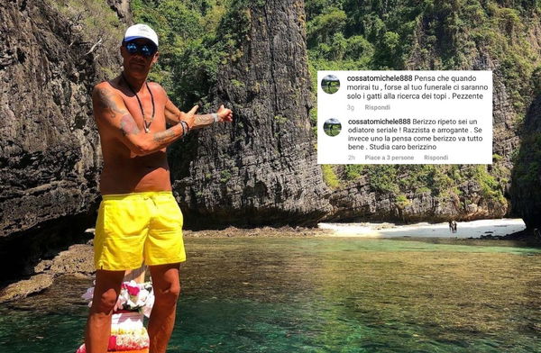 Ricordate l’ex calciatore Cossato? Ora insulta Berizzi sui social
