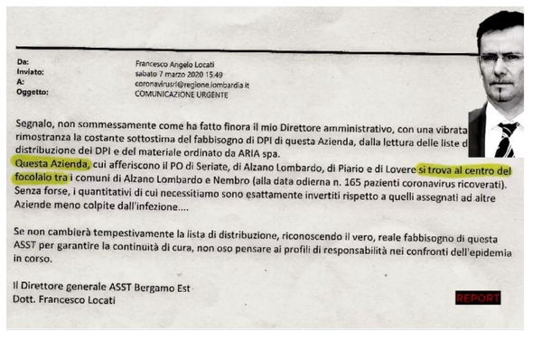 Report riapre lo scandalo Covid in Lombardia: “Dpi distribuiti male e un ordine di maschere C-Pap dimenticato”