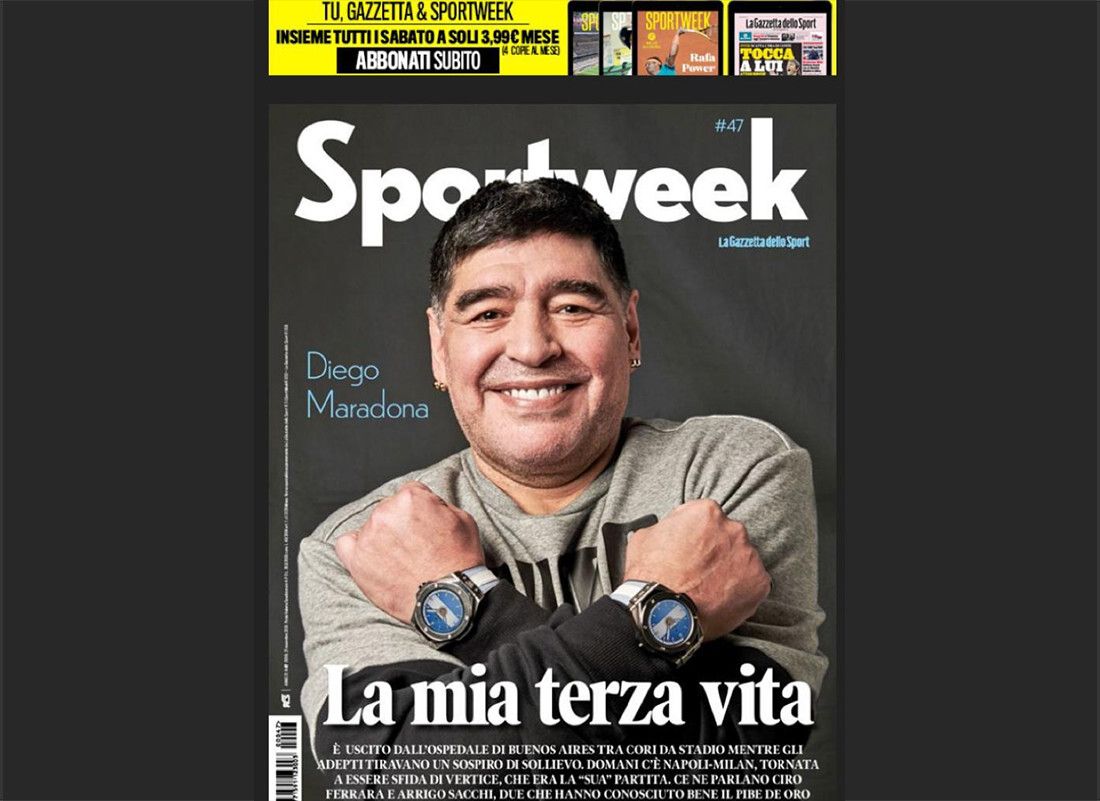 La Gazzetta Dello Sport – Spécial Maradona – 25-26 Novembre – Magazine Avec Images Hommage