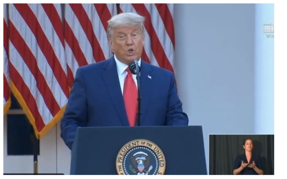 Trump torna a parlare in pubblico: “Presto il vaccino per tutti, tranne New York” article-post