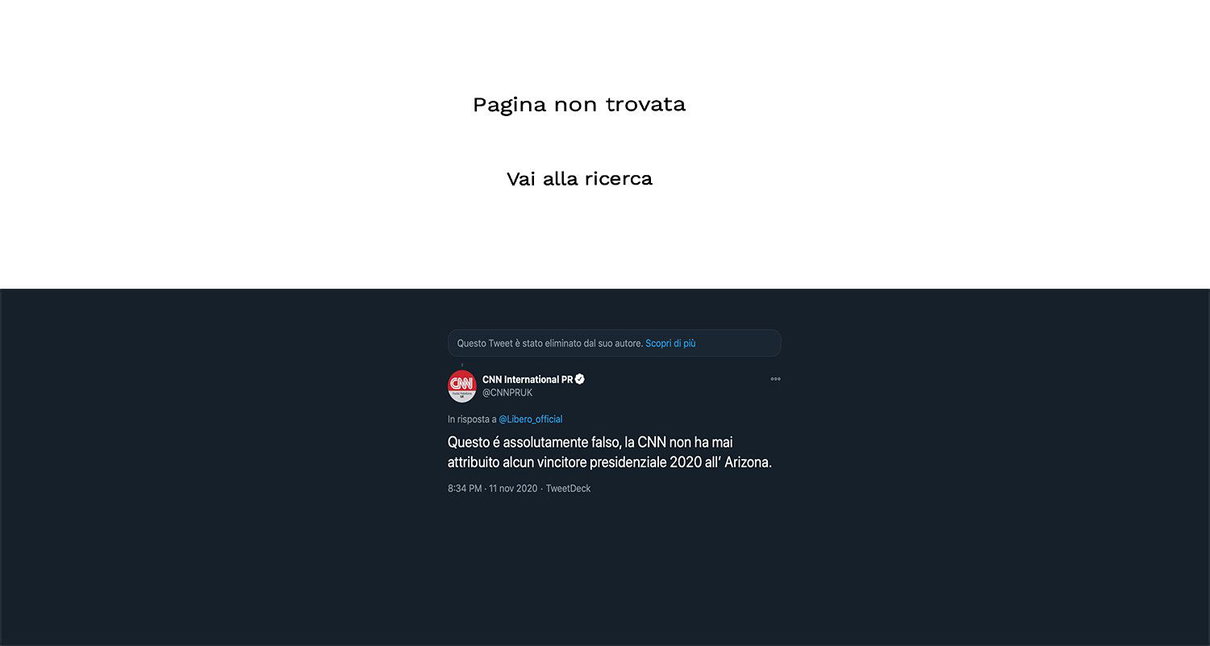 Com’è andata a finire la storia dell’articolo di Libero sulla CNN smentito dalla stessa CNN article-post
