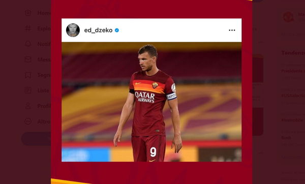 Dzeko positivo al Covid: «Voglio tranquillizzare tutti, non ho sintomi particolari»