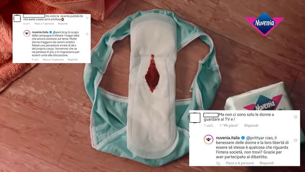 Pubblicità assorbenti: tu schifi il sangue, Nuvenia ti risponde