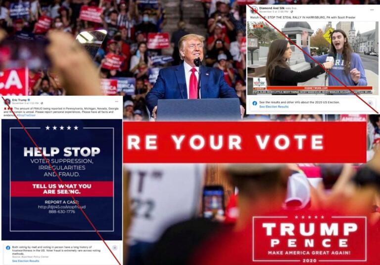 I superdiffusori legati a Trump che hanno alimentato la disinformazione sui brogli I superdiffusori legati a Trump che hanno alimentato la disinformazione sui brogli