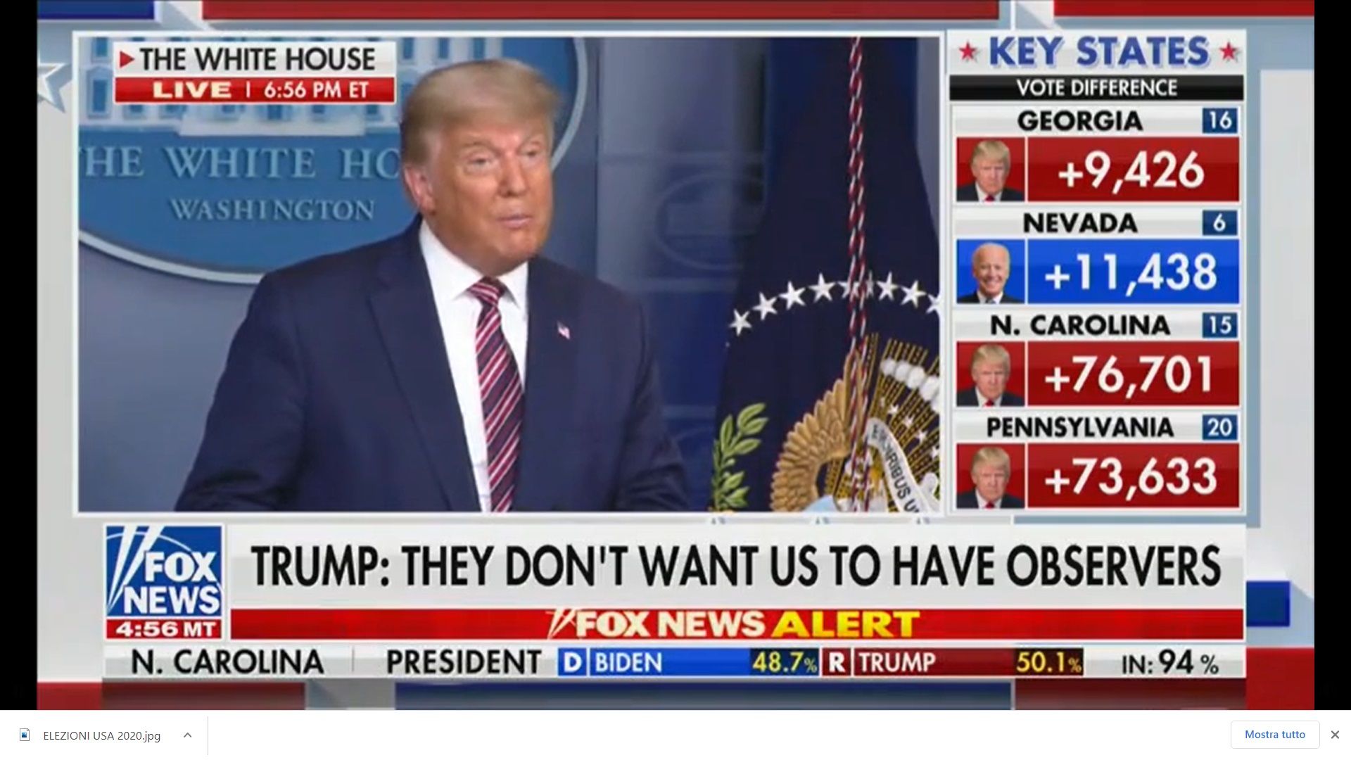 trump vincitore