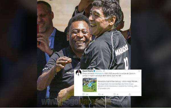 Le critiche a Gianni Riotta per il tweet su Maradona