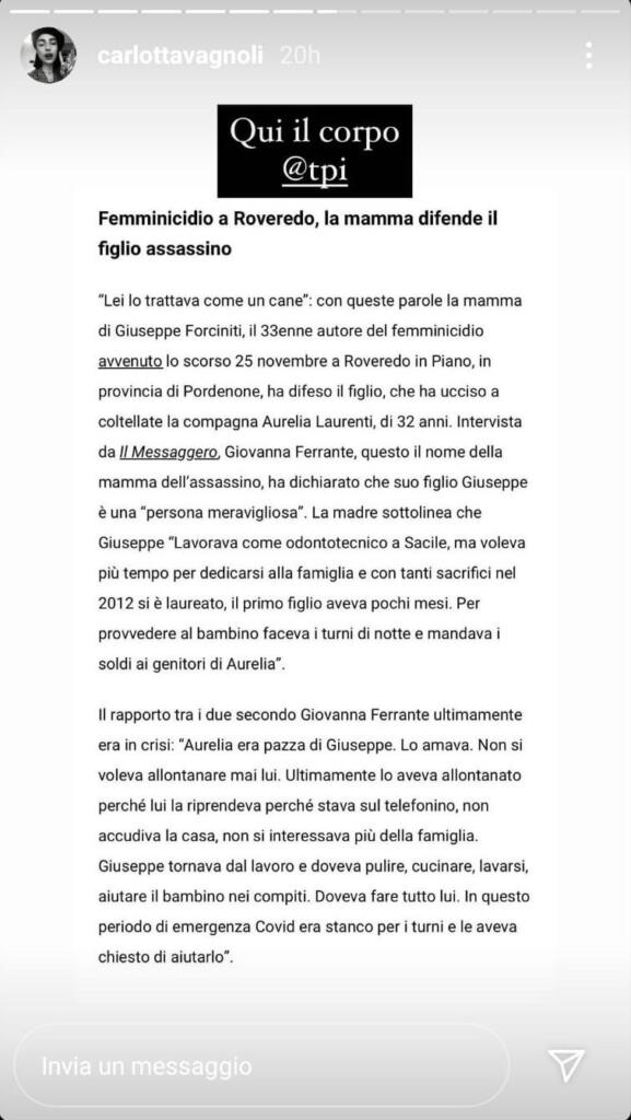 femminicidio roveredo