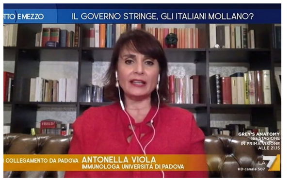 L’allarme dell’immunologa Viola: “Situazione grave, ospedali in sofferenza”