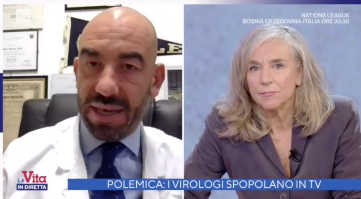 La Vita in Diretta critica i virologi in tv e ne parla (sempre in tv) con Bassetti article-post