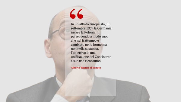 In Senato come su FB: Bagnai paragona la situazione europea all’invasione della Germania nazista