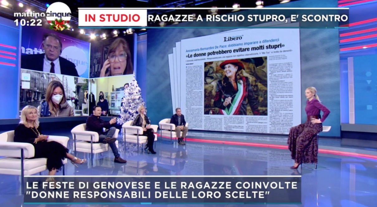 Bernardini de Pace: «Le donne si mettono nelle condizioni di rischiare lo stupro» article-post