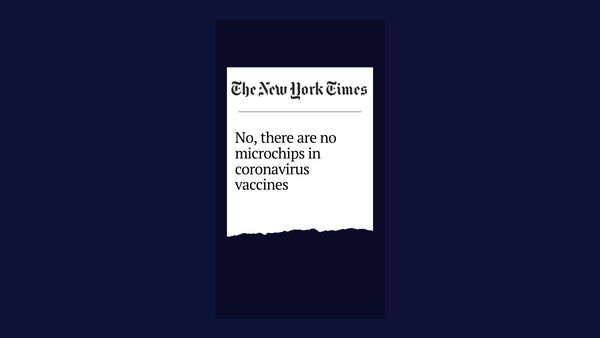 Il New York Times costretto a specificare che nel vaccino anti-Covid non ci sono microchip