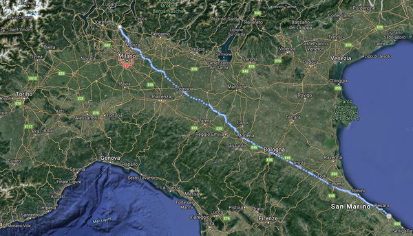 Dove stava andando l’uomo partito da Como e fermato a Fano