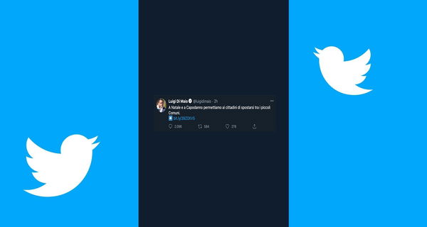 Non è la brevità di Twitter che costringe Di Maio a dire «permettiamo» gli spostamenti tra comuni