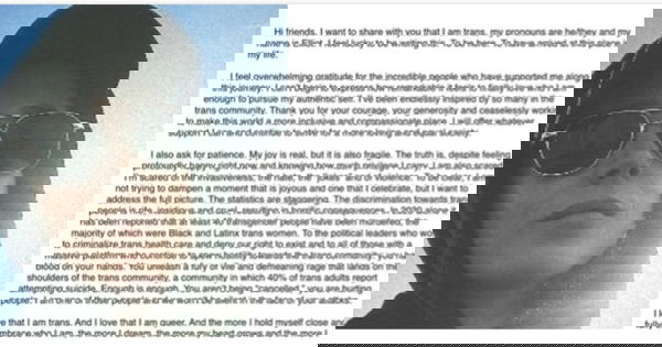 Elliot Page e l’inclusività | IL SIGNOR DISTRUGGERE