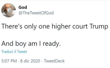 Il tweet definitivo per commentare la sconfitta di Trump alla Corte Suprema article-post