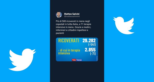 Salvini non sa che i posti negli ospedali si liberano anche perché la gente muore