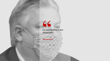 Faceva il bullo con la mascherina traforata, ora il deputato di AfD è ricoverato per Covid article-post