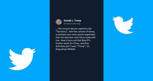 L’ennesima figuraccia di Trump su Twitter