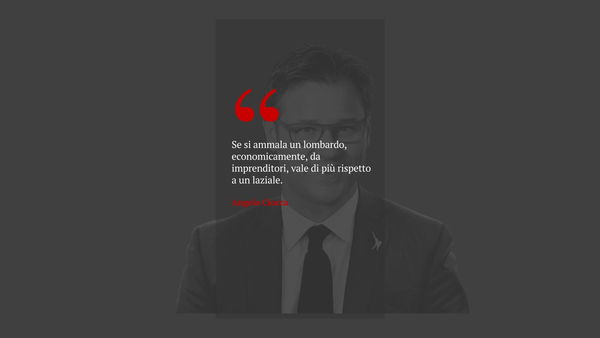 Ciocca (Lega) va in tv a dire «più vaccini ai lombardi che ai laziali perché economicamente valgono di più»