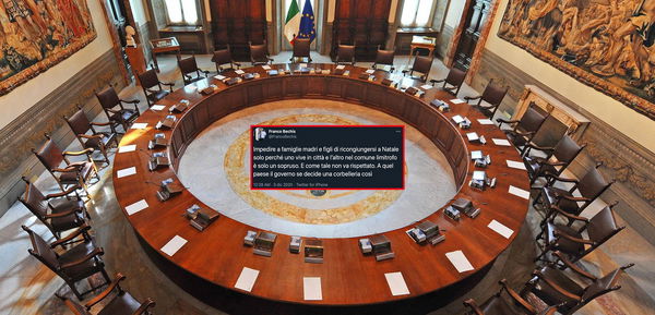 Il direttore del Tempo invita a ribellarsi al governo per le città chiuse a Natale e Capodanno