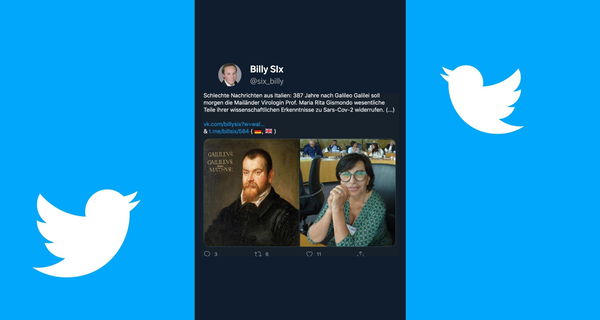 Il giornalista negazionista accusa Repubblica di aver costretto all’abiura la Gismondo (come Galileo)