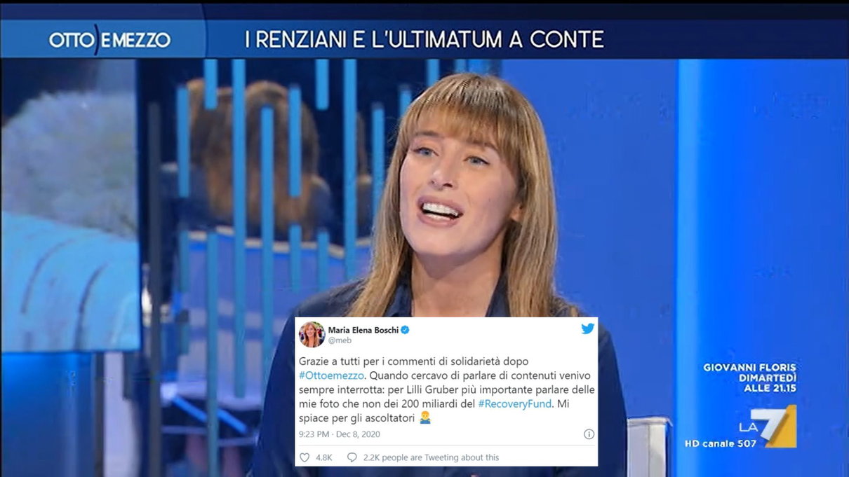 L’acceso confronto Gruber-Boschi a Otto e mezzo divide la rete article-post