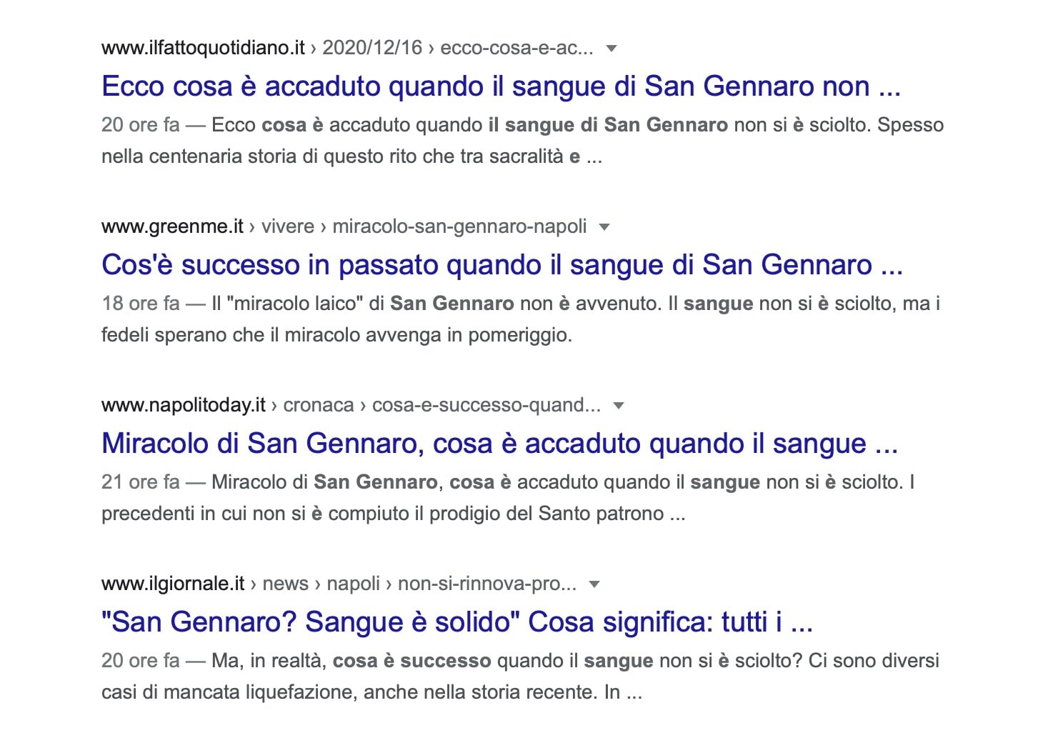 sangue di san gennaro