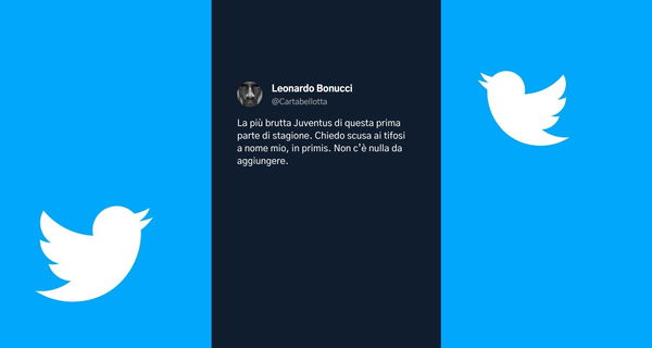 Bonucci chiede scusa per «la più brutta Juventus di questa prima parte di stagione»