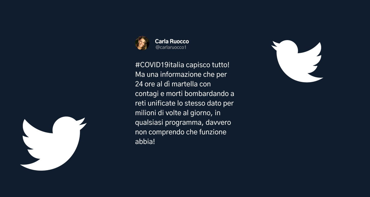 Carla Ruocco non capisce il «bombardamento» su contagi e morti in tv article-post