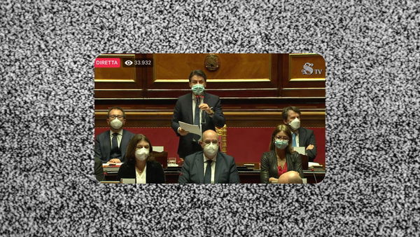 Conte si rivolge ai «cittadini a casa», come se fosse un talk-show