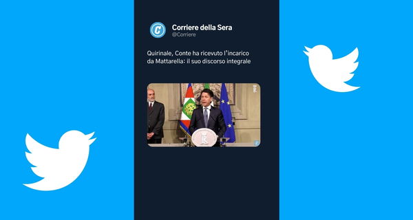 Il Corriere della Sera pubblica il video dell’incarico a Conte (senza dire che è del 2018)