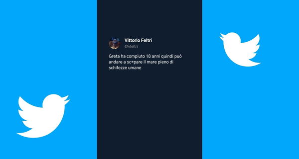 Le parole con cui Vittorio Feltri «ricorda» il compleanno di Greta Thunberg