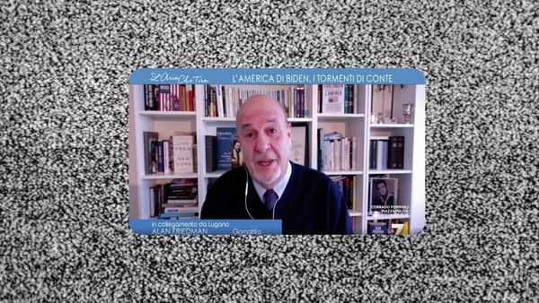 Dopo le polemiche, Alan Friedman va in tv per dire di lasciar perdere i social media