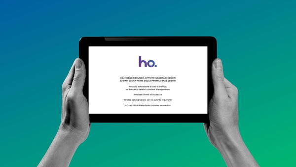 Ho mobile conferma il furto di dati (non bancari) dei clienti