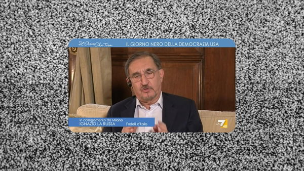 La Russa va in tv a paventare il complotto dietro i disordini di Capitol Hill | VIDEO