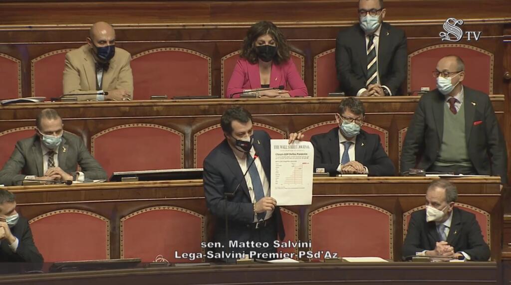 Salvini al Senato