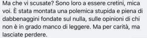 Scuse molisana insulti Facebook 1