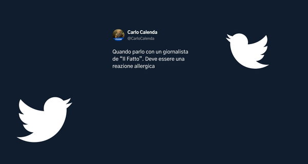 La raucedine di Carlo Calenda quando parla con un giornalista del Fatto Quotidiano