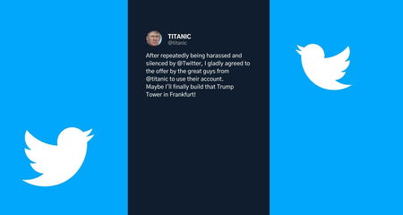 Quando una rivista satirica tedesca presta (per gioco) il proprio account Twitter a Trump article-post