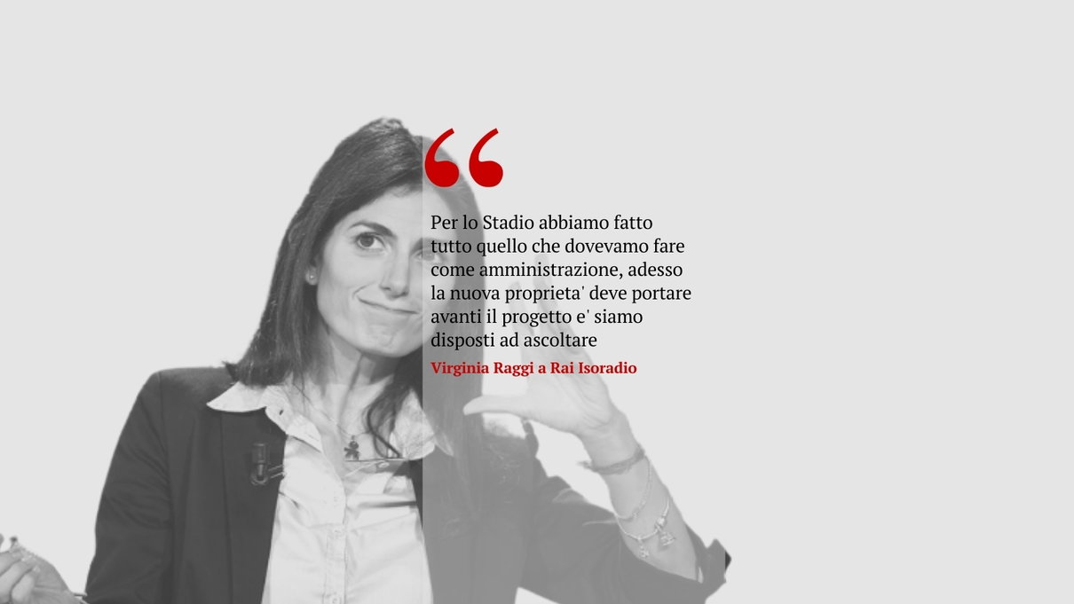 La fantasiosa versione radiofonica di Virginia Raggi sullo Stadio della Roma article-post