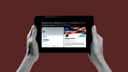 Twitter collega il Presidente Biden con la First lady Melania Trump article-post