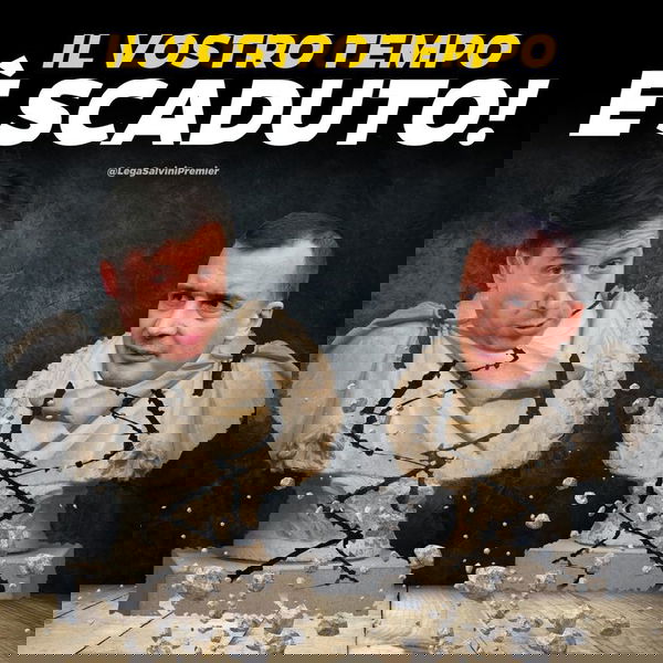 L’elegante meme della Lega all’annuncio delle dimissioni di Conte