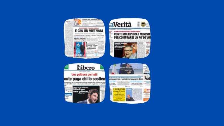 Le prime pagine dei giornali di destra oscurano Biden o lo definiscono «divisivo» Le prime pagine dei giornali di destra oscurano Biden o lo definiscono «divisivo»