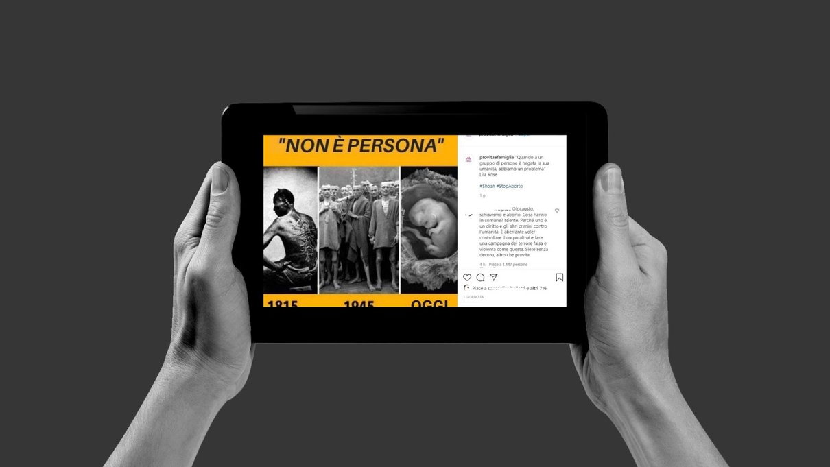 Per l’ultima campagna social di Pro Vita schiavismo e Olocausto sono sullo stesso piano dell’aborto article-post
