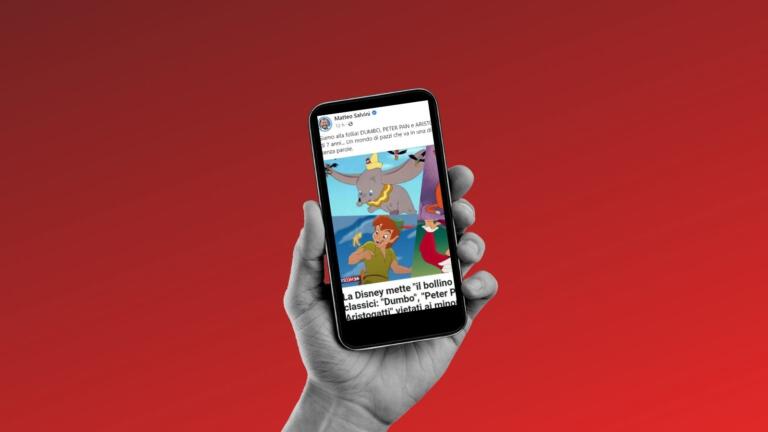 Anche Salvini non poteva farsi scappare la polemica su Disney+ Anche Salvini non poteva farsi scappare la polemica su Disney+