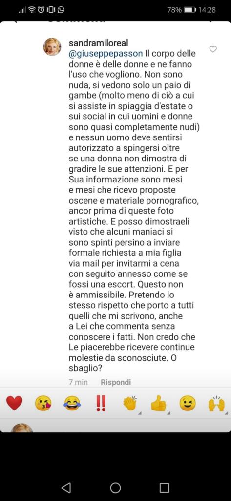 sandra milo molestie