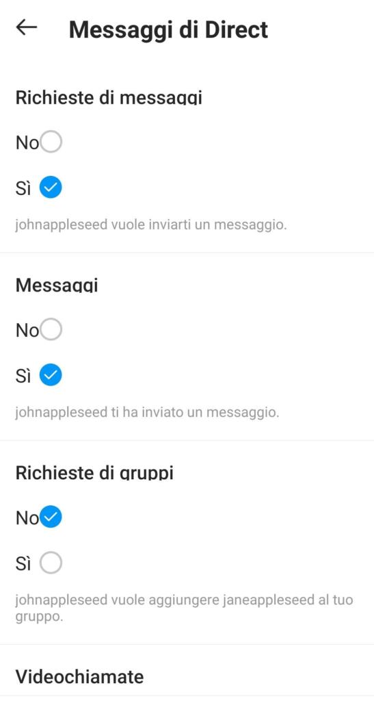 Come bloccare messaggi spam Instagram