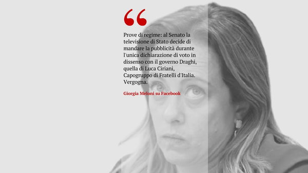 Il post Facebook da boomer di Giorgia Meloni che non conosce l’uso del telecomando